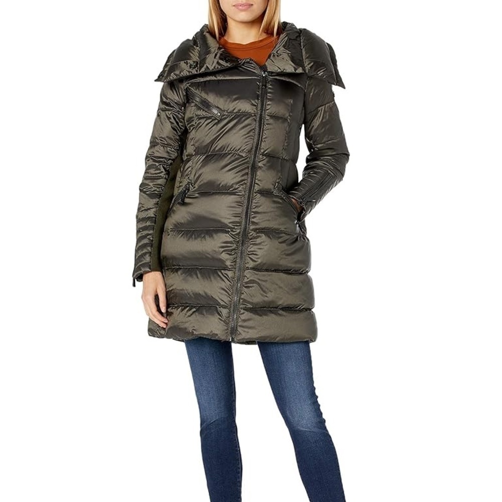 BCBGMAXAZRIA Women's Black Down Puffer Jacket - Size XS